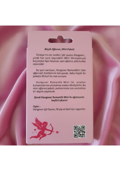 Hangover Romantik Mini İçki Oyunu 45 Kartlık Eğlenceli Romantik Sürüm Parti Ve Sevgili Oyunu