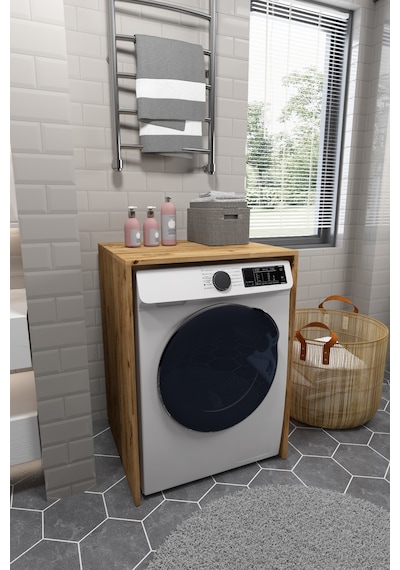 Çamaşır Makinesi Dolabı Kurutma Makinesi Uyumlu Kapaksız Dolap 91.8 X 67.3 X 60 Cm Atlantik Çam Çamaşır Makinesi Dolabı Kurutma Makinesi Uyumlu Kapaksız Dolap 91.8 X 67.3 X 60 Cm Atlantik Çam