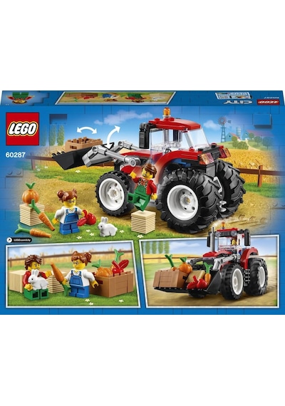 LEGO® City Traktör 60287 5+ Yaratıcı Oyuncak Yapım Seti 148 Parça