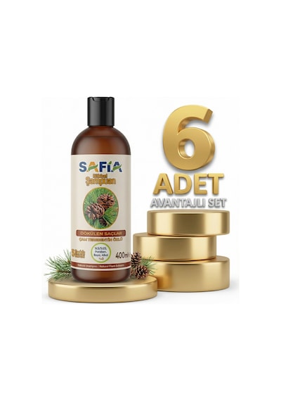Safia Saç Dökülmesine Karşı Şampuan 6x400 Ml