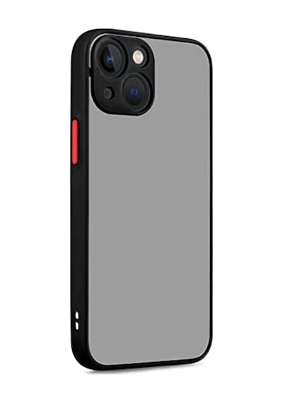 Gld-spt- Newface Apple Uyumlu iPhone 13 Kılıf Montreal Silikon Kapak - Siyah