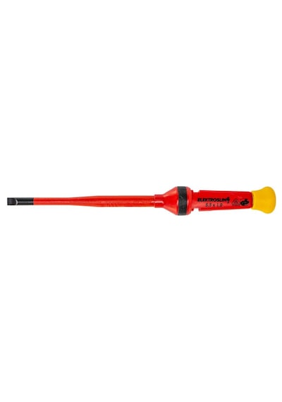 İzeltaş 14000005332 1000V 5.5 x 100 Elektro Slim Düz Tornavida