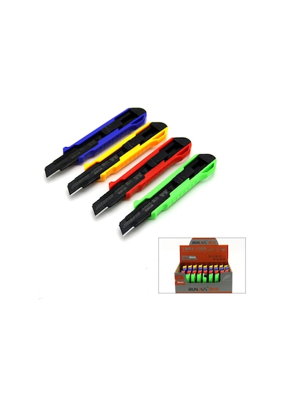 Arrow Runjia Sk-5 Rj-087 Ar-18 Falçata Maket Bıçak Büyük 18mm Plastik - 36'li Paket