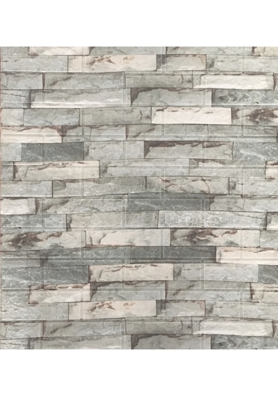 70x38cm 0,26m2 Ofis Salon Oda Antre Mutfak 3d Kendinden Yapışkanlı Duvar Kağıdı Paneli Nw117