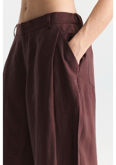 Antioch Pensli Barrel Pantolon Bordo
