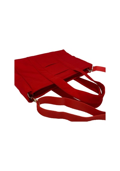 Tuttobene Idıly Kırmızı Tote Bag Omuz Çantası Laptop Kitap Evrak Taşınabilir Tb005