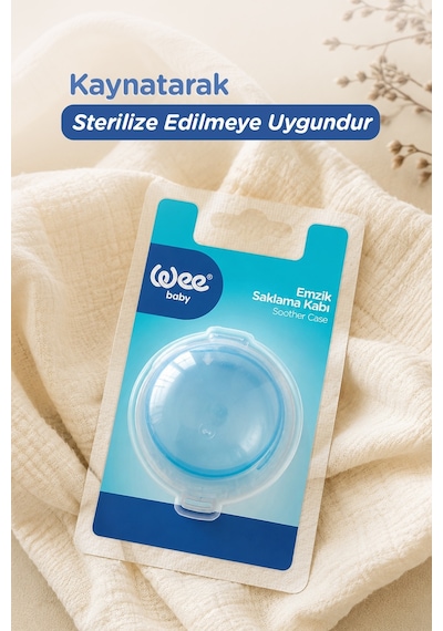 Wee Baby Emzik Saklama Kutusu Mavi