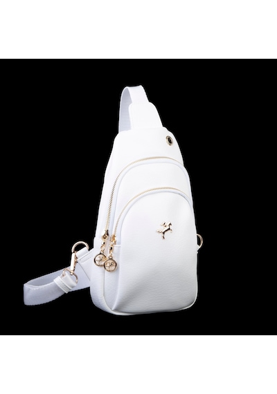Nas Bag Kadın Crossbody Bag Bel Ve Body Bag Beyaz Victoria