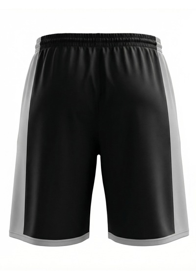 Orendahill Erkek Spor Şort Hızlı Kuruyan Esnek Regular Fit Gym Cepli Yan Çizgi Detaylı Activewear Siyah