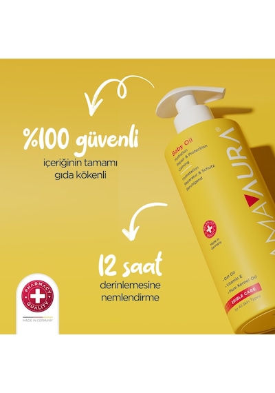 Mamaaura Içerikli Bebek Bakım Yağı - Baby Oil 200 Ml