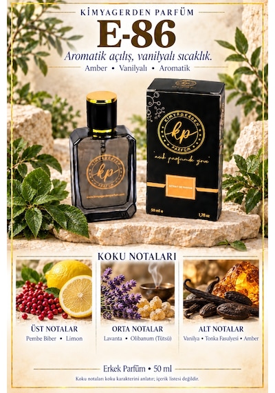 KP E-86 Erkek Parfüm EDP 50 ML