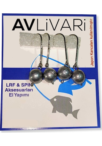 North Fishing Hareketli Jighead Kancalı 2,5 Gr 8