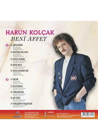 Harun Kolçak - Beni Affet Siyah Plak