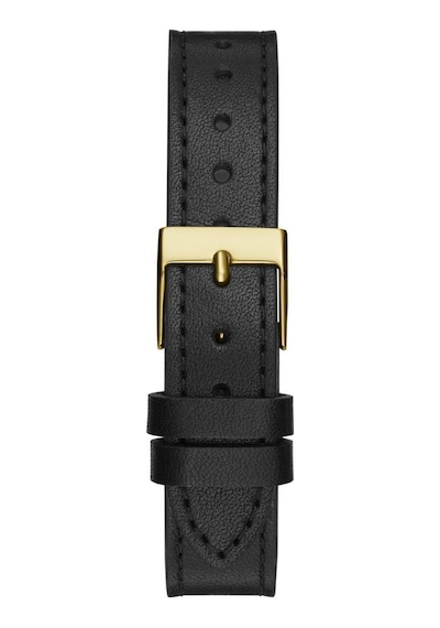 Guess Gugw0684l3 Siyah Deri Kordon Taşlı Kadın Kol Saati