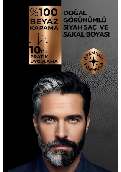 Softto Plus Expert Men Black Hair Color Siyah 10 Dakikada Etkili Geliştirilmiş Formül Doğal Görünüm