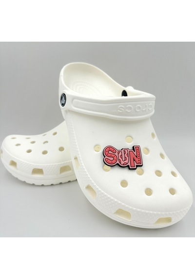 Crocs Terlik Süsü Ve Aksesuarı , Çanta Süsü Jibbitz 3d Sun 04 Yazılı Görsel Logo Aksesuar Pudra Pembe-pembe-siyah Crocs Terlik Süsü Ve Aksesuarı , Çanta Süsü Jibbitz 3d Sun 04 Yazılı Görsel Logo Aksesuar Pudra Pembe-pembe-siyah