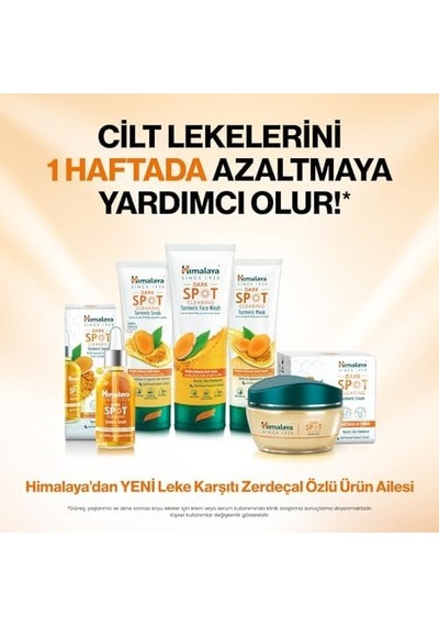 Himalaya Since 1930 Dark Spot Clearing Leke Karşıtı Zerdeçal Özlü Yüz Kremi 50 Ml