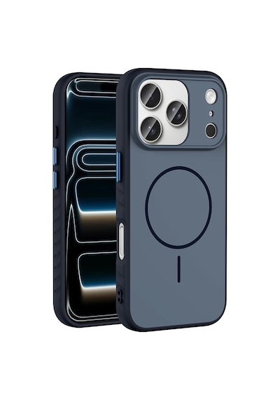 Apple Uyumlu iPhone 17 Pro Kılıf M-safe Şarj Özellikli Zore Tea Kapak - Turuncu Turuncu