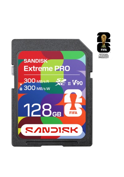 Sandisk 128 Gb Sdxc Uhs-ıı Fıfa World Cup 2026 Sürüm Hafıza Kartı