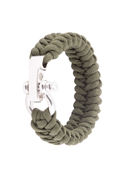 Survival Outdoor Paracord Bileklik 3 Kademeli Krom Kilit Çok Renkli