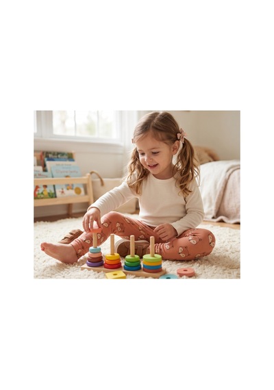 Fuar Baby Pamuklu Esnek Bebek Ve Çocuk Taytı - 9 Ay - 5 Yaş Kahverengi