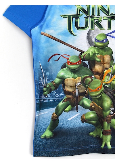 Ninja Turtles Ninja Kaplumbağalar 3D Baskı Kısa Kollu Yazlık Erkek Çocuk T-Shirt