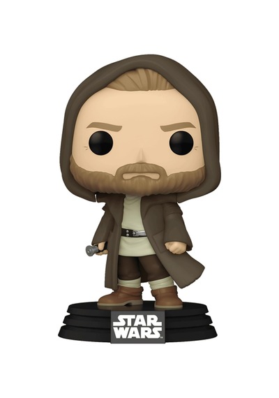 Funko Pop Obi-wan Kenobi In Jedi Robe 544 Exclusive Box And Slip