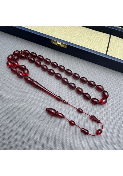 Cete Ufuk Sağlam Eski Alman Katalin Sülün İmame 9x14mm Beyzi Kesim Tespih Çok Renkli