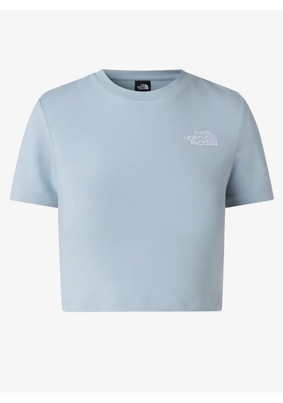 The North Face Nf0a55ao-fn4 W Essential Cropped Slim Kadın T-shirt Turkuaz