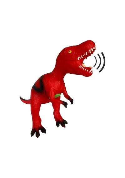 47 Cm. Sesli Kırmızı Trex Dinazor Yumuşak Kaliteli Et Malzeme T Rex Dinozor