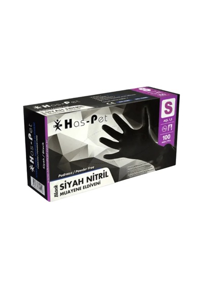 Haspet 100 Lü Dövme Eldiveni S Small Küçük Boy Profesyonel Tek Kullanımlık Eldiven