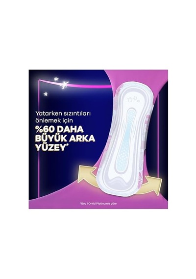 Platinum Hijyenik Ped Gece Ekstra Boy 4 Süper Ekonomik Paket 16 Adet Ped