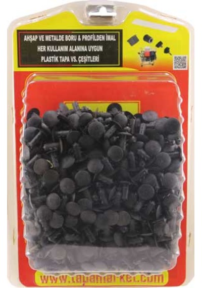 Ø13 Plastik Ucu Pimli Tırtırlı Çelik Kapı Tapası