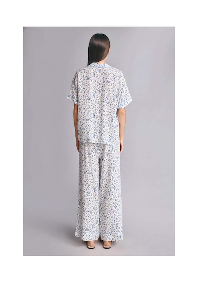 Defacto Regular Fıt Kısa Kollu 2li Ekru Pijama Takımı H8185ax26smer139 Ekru-er139