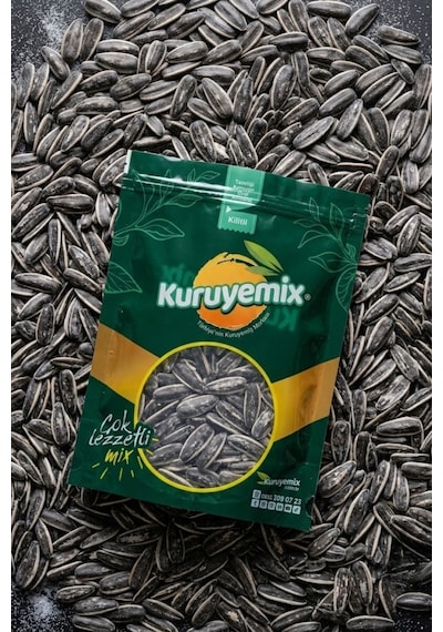 Birinci Sınıf Siyah Ayçekirdeği Kavrulmuş Tuzlu - Taptaze Ve Çıtır Lezzet 1kg
