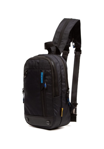 Newısh Polo Accessorıes Unisex Impertex Kumaş Suya Dayanaklı Omuz Ve Mini Sırt Çantası Siyah