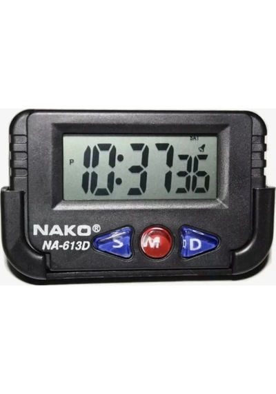 Nako Elektronik Araba Saati, Kronometre, Alarm Saatı 174414957 Siyah