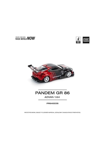 Pop Race 1/64 - Pandem Gr 86 Advan - Pr640228