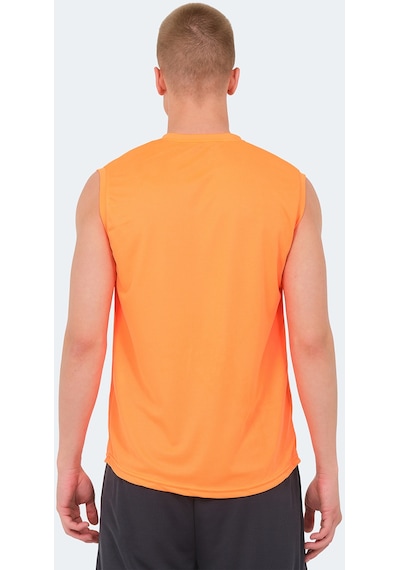Slazenger RAJYA Erkek Kolsuz Turuncu Tişört