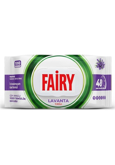 Fairy Yüzey Temizlik Havlusu 100 Lü 4 Lü Karma Paket Beyaz