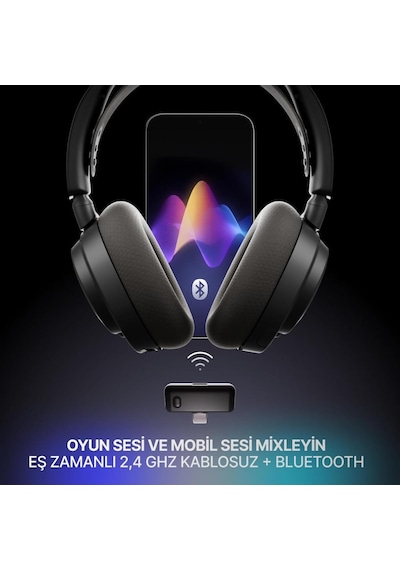 Steelseries Arctis Nova 7 Gen 2 Siyah Kablolu Kablosuz Kulak Üstü Oyuncu Kulaklığı - Teşhir