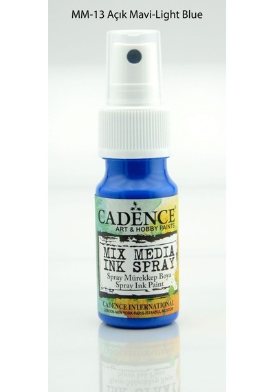 Cadence Mix Media Ink Sprey Mürekkep Boyası 25Ml - Mm13 Açık Mavi