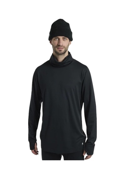 Burton Burton Midweight Base Long Neck Shirt Erkek Siyah Içlik Üst 002 Siyah