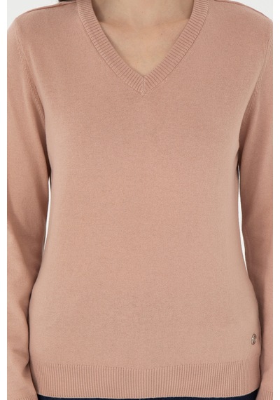 Pierre Cardin Kadın Pudra Kazak /triko 50300803-vr042 Pudra