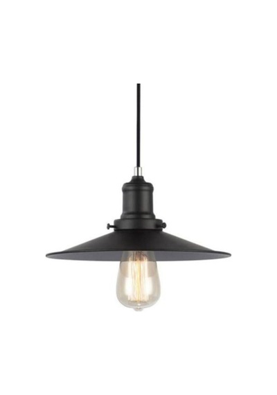 S Rero Siyah Rustik Metal Avize Sarkıt Avize 22 Cm Siyah