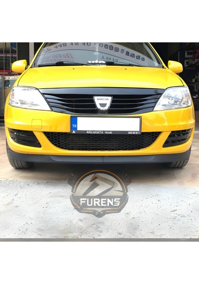 Dacia Logan Mcv 2008-2012 Uyumlu H Lip Esnek Ön Lip 2 Parça Karlık Ön Ek Tampon Altı Dill