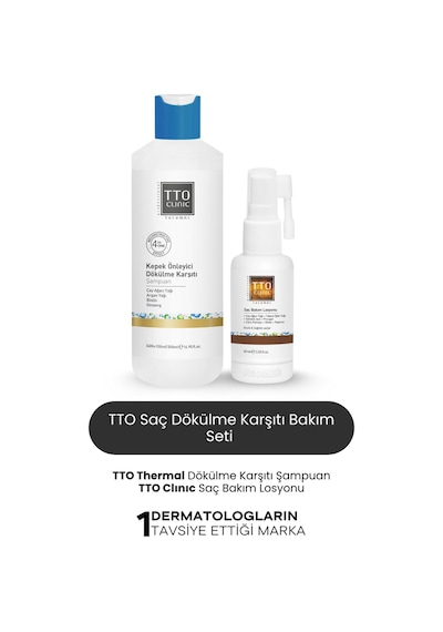 Tto Thermal Saç Dökülme Karşıtı Set – Dökülme Önleyici & Besleyici Saç Bakım