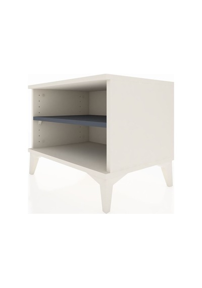 Hyperion Komodin Tek Raflı 60x44x48 Aytaşı-antrasit Aytaşı