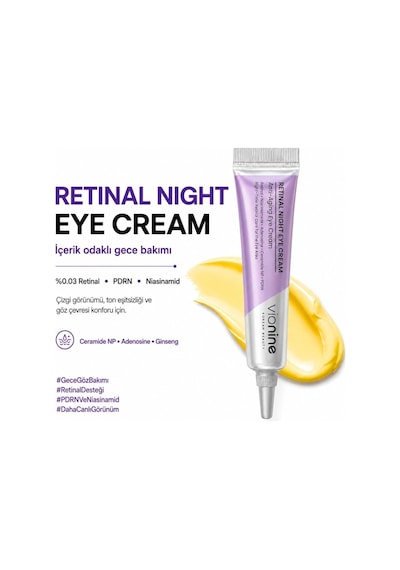 Tr Gece Bakım Seti 2'li, Retinal Krem 15ml + Göz Kremi 20ml