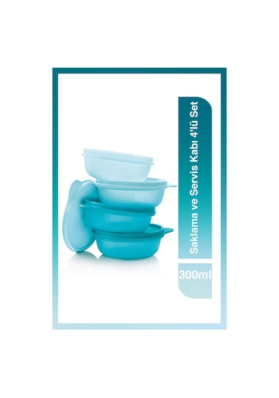 Tupperware Saklama ve Servis Kabı 4'lü Set 300 ML